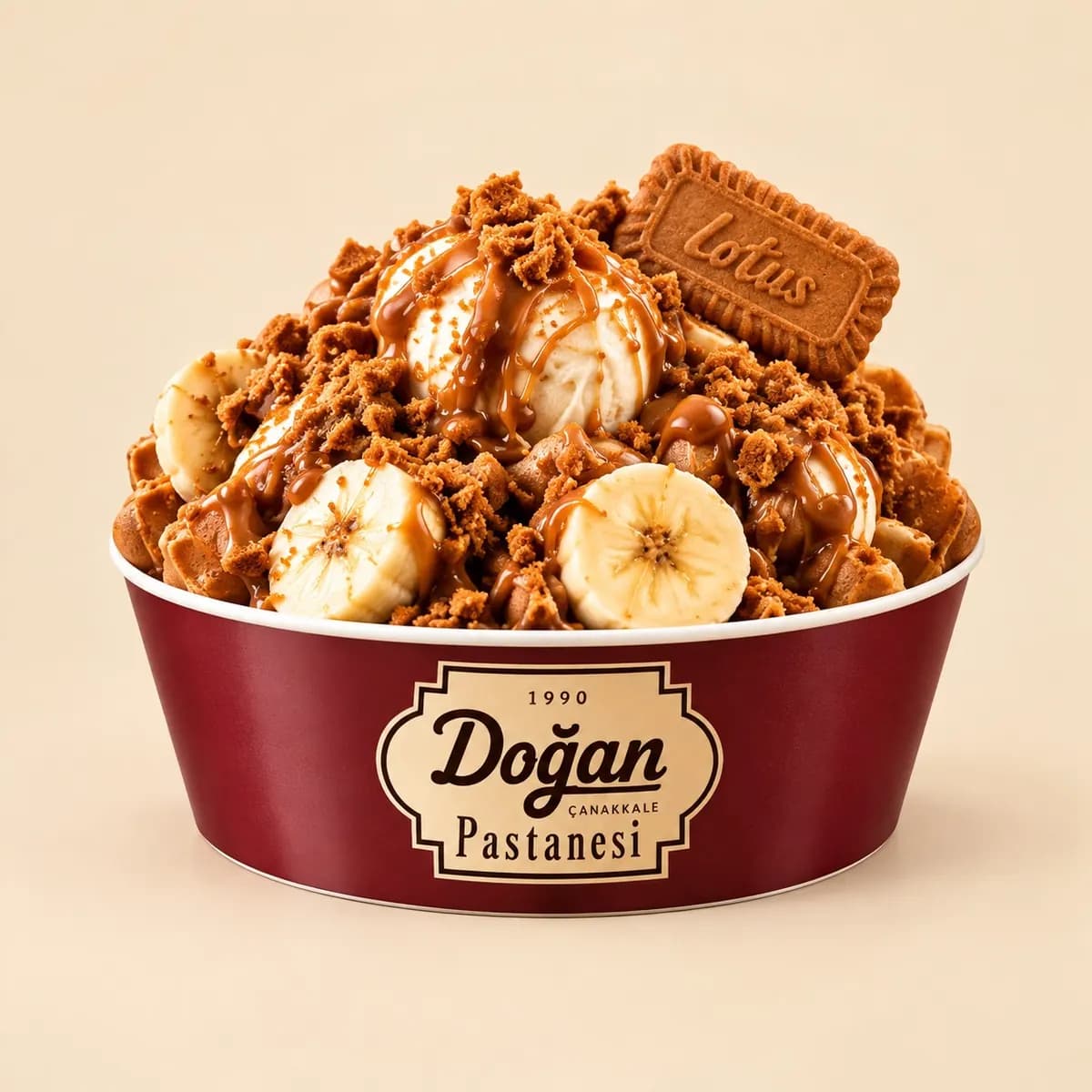 Lotuslu kova waffle